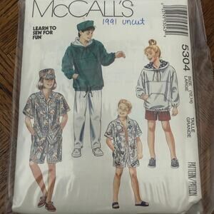 VINTAGE  MCCALL'S 5304  KIDS TOP AND PANTS PATTERN UNCUT12-14
